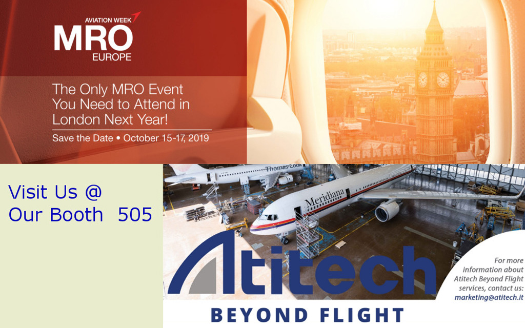 MRO Europe 2019,London UK Atitech