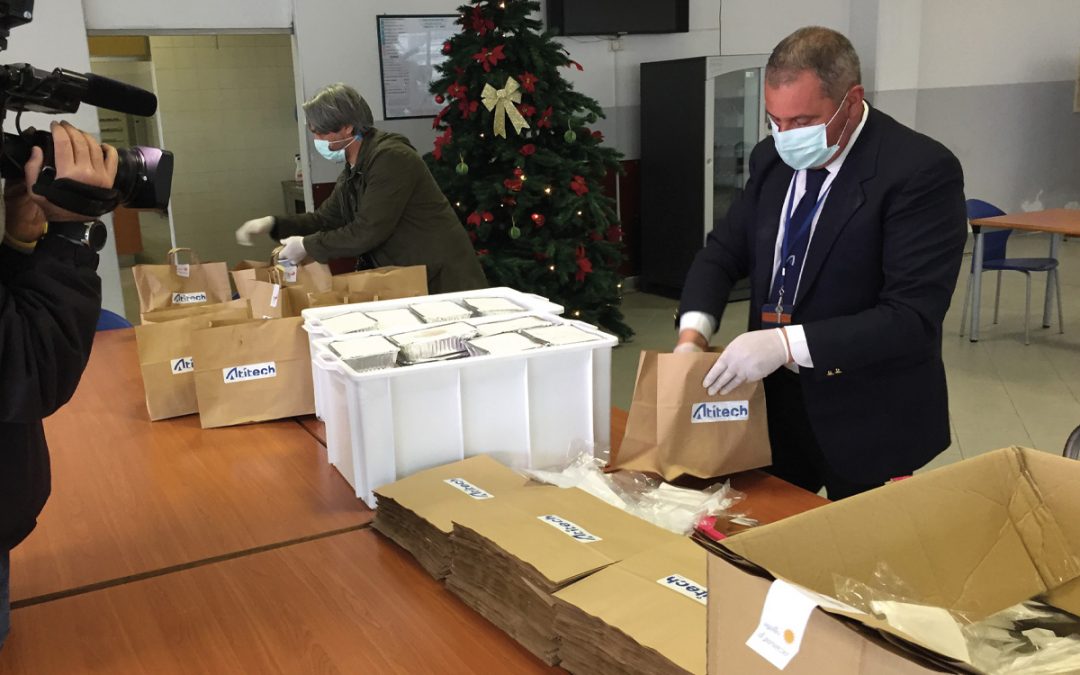 Solidarietà, Atitech apre a Capodichino la mensa per le famiglie bisognose