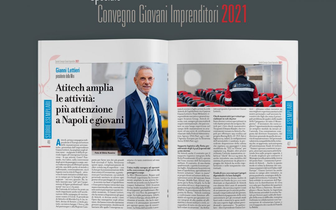 Atitech by Gianni Lettieri widen its activities: more attention to Naples and young people